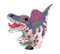 Maquette 3d En Carton Spinosaure