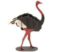 Maquette 3D en papier Autruche