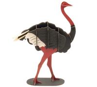 Maquette 3D en papier Autruche