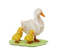 Maquette 3D en papier Famille d'oies