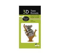 Fridolin Modèle 3D en papier, koala