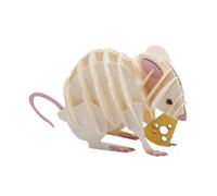 Fridolin Modèle papier 3D – Souris blanche