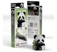 EUGY Panda Géant - Puzzle 3D N° 142 - Jouet Créatif en Carton Recyclé - pour Enfants dès 6 Ans et Adultes Jusqu’à 99 Ans- Puzzle Éducatif et Écologique