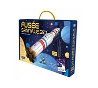 La fusée spatiale 3D - La conquête de l'espace - Construis ta fusée ! Avec 12 silhouettes - Alberto Borgo - Sassi - Jeux livres objets