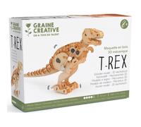 Maquette 3d Mécanique En Bois - T-Rex-Autre Multicolore