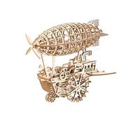 Simulus Maquette 3D Mobile en Bois Dirigeable Steampunk 25 x 30 cm - 349 ...
