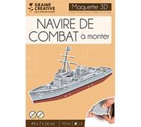 Graine créative Maquette 3D Navire de combat Mousse
