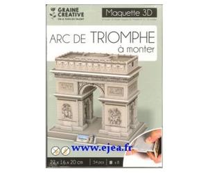 Maquette 3D Puzzle de l'Arc de Triomphe - Recréez ce Monument Historique