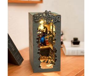 Maquette 3d-Serre Livres Maison Magique