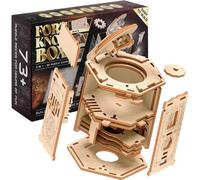 ESC WELT Fort Knox Box Pro Jeu de Puzzle 3D - 3 en 1 Boîte de Puzzle en Bois - Boîte Cadeau Jeu d'énigmes - Pâques pour Enfants et Adultes - d'esprit 3D -