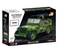Maquette à construire - COBI - Willys MB - 1207 éléments - Échelle 1:12 - Mixte 10 ans et plus