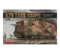 Maquette à peindre - Meng Model - A7V Tank - Échelle 1/35 - Plastique - Photodécoupe