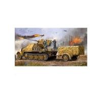 Maquette à peindre - TRUMPETER - Half-Track Sd.Kfz.7/2 Flak 37 - 1/35 - 859 pièces - Plastique