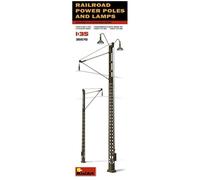 Maquette Accesoire : Poteaux Électriques Et Lampes
