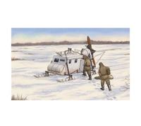 Maquette Aérosled Blindé Soviétique Nkl-16-Trumpeter