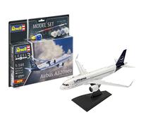 Revell Maquette d'avion Model Set 63942 Airbus A320 Neo Lufthansa Échelle 1/144 Blanc