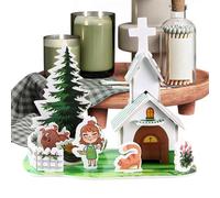 Maquette architecturale 3D pour avec motif de dessins animés - Projet manuel éducatif précoce pour , filles, d'âge préscolaire et adolescent