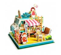 Maquette Architecturale, RX-035 Fleuriste | Mousse robuste, Modèle café, Projet scolaire ludique, Pour éducateurs d'enfants