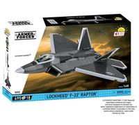 Maquette Avion - COBI - LOCKHEED F-22 RAPTOR - 695 pièces - Échelle 1:48 - Furtivité STEALTH