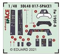 Maquette avion - EDUARD - FW190F-8 - Échelle 1/48 - Accessoires 3D inclus - À monter soi-même