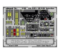 MAQUETTE SB2C-4 HELLDIVER INT.REVEL/48 EDUARD FE349