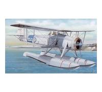 Maquette Avion - Fairey Swordfish Mkii - Hydravion - 290mm Envergure - 264mm Longueur-Autre Multicolore