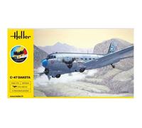 Maquette Avion - HELLER - C-47 Dakota - Starter Kit - 1:72 - Inclus Colle et Peintures