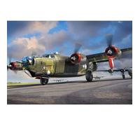 Maquette avion - HOBBY BOSS - US B-24J Liberator - 1/48 - 490 pièces - Intérieur/Extérieur