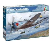 Maquette Avion - Italeri - P-47d Thunderbolt - Échelle 1:48 - Plastique - À Partir De 14 Ans-Italeri Multicolore
