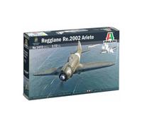 Maquette Avion - Italeri - Reggiane Re.2002 Ariete - Échelle 1:72 - Décalcomanies Incluses - À Partir De 14 Ans-Italeri Multicolore