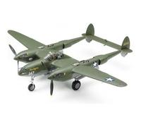 Maquette avion Lockheed P-38 F/G Lightning - Tamiya 61120 - 1/48 + 14 ans - Vert - Plastique