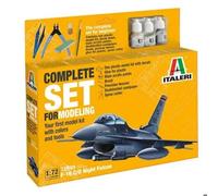 Maquette Avion Militaire - Italeri - F-16 C/D Night Falcon - Coffret Complet Pour Modélisme-Italeri Multicolore