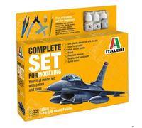 Maquette Avion Militaire - Italeri - F-16 C/D Night Falcon - Coffret Complet Pour Modélisme-Italeri Multicolore