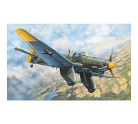 Maquette Avion Militaire : Junkers Ju-87a Stuka-Trumpeter