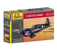 Heller Maquette aviation P-40e Kittyhawk Chasseur Deuxième Guerre Mondiale 42 pièces