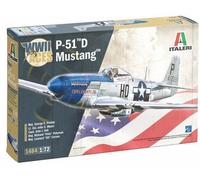 ITALERI - Maquette Avion P-51d Mustang Ww Ii Aces |italeri|1484| 1:72 Maquette Char Promo
