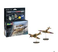 Maquette Avion - REVELL - Spitfire Mk.Ia & Hurricane Mk.I - 1:144 - 31 pièces - Intérieur