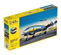 Maquette Avion : Starter Kit : C-121a Constellation Mats-Heller