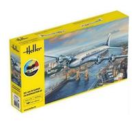 Maquette avion : STARTER KIT - DC6 Super Cloudmas Heller G