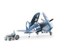 Maquette Avion : Vought F4u-1d Corsair W Moto-Tug-Tamiya