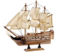 Maquette Bateau Amiral - PLAYTASTIC - Bois non traité - 70 pièces - Enfant