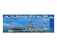 Schlachtschiff Uss Iowa Bb-61 1984 - 1:700e - Trumpeter G