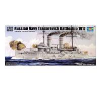 Maquette Bateau : Cuirassier Marine Russe Tsesarevitch, 1917-Trumpeter