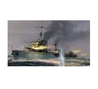 Maquette Bateau : Destroyer Allemand Zerstörer Z-21 1940-Trumpeter