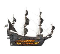 Maquette bateau en bois : Flying Dutchman