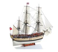 Maquette bateau en bois : Hms Endeavour