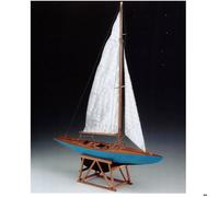 Maquette bateau en bois : Monotype de classe internationale