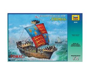 Maquette Bateau English Medieval Ship "thomas" |zvezda|9038| 1:72 Maquette Char