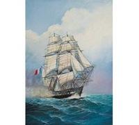Maquette bateau : Frégate française Zvezda G