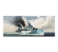 Maquette bateau : hms belfast c35 croiseur léger britannique 1942 trumpeter G